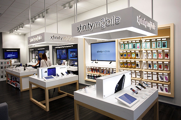 Xfinity Mobile kiosks